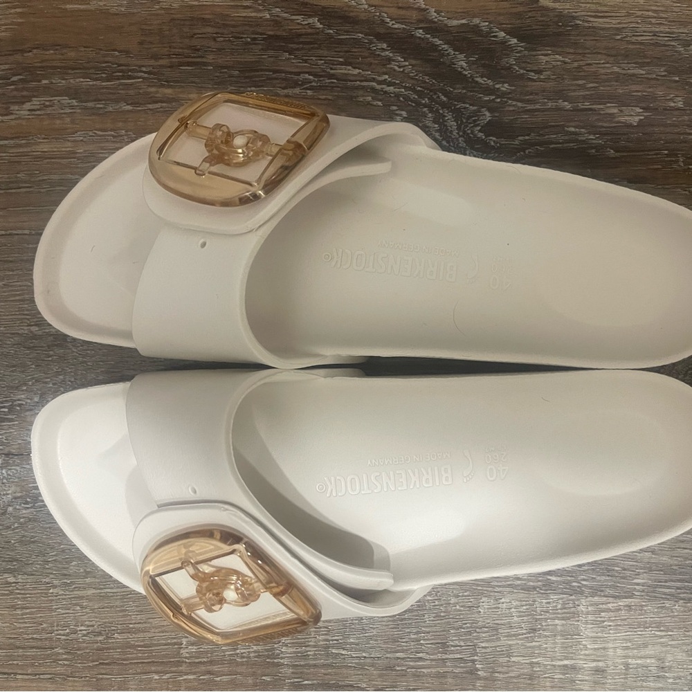 Birkenstock Madrid, Eva Eggshell, Size 9 / 40, Narrow, NEW in box! Great deal!! - Picture 4 of 5